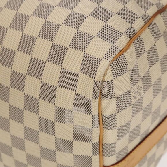 Louis Vuitton Keepall Bandouliere 55 White Canvas Travel Bag (Pre-Owned) - Picture 8 of 16